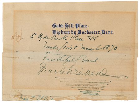 Lot #548 Charles Dickens's Travel Writing Desk - Image 4