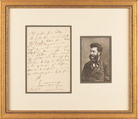 Lot #627 Johann Strauss II Autograph Letter Signed, Preparing a New Concert Program - Image 1