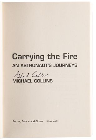 Lot #411 Apollo 11: Buzz Aldrin and Michael Collins (2) Signed Books - Image 3