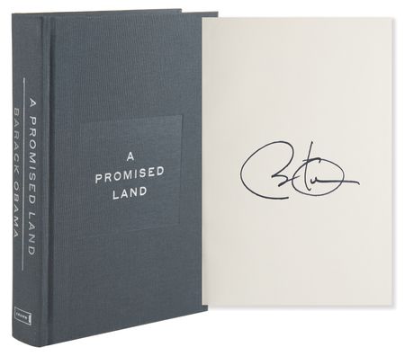 Lot #149 Barack Obama Signed Book - A Promised Land - Image 1