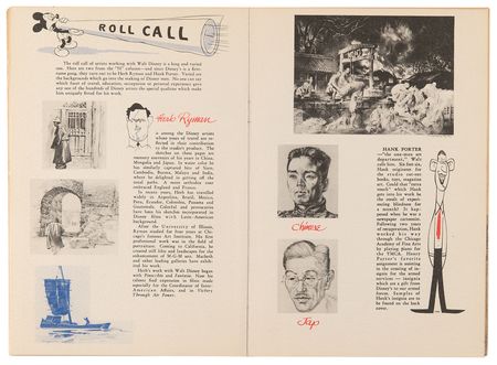 Lot #518 Dispatch from Disney's World War II Employee Serviceman Booklet with Rare ‘Pin-Ups’ Poster (1943) - Image 7