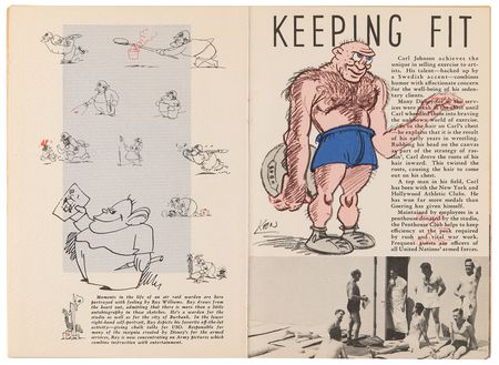 Lot #518 Dispatch from Disney's World War II Employee Serviceman Booklet with Rare ‘Pin-Ups’ Poster (1943) - Image 8