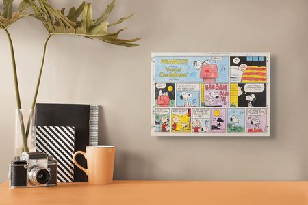Lot #526 Charlie Brown and Snoopy production color guide for a Peanuts comic strip - Image 2