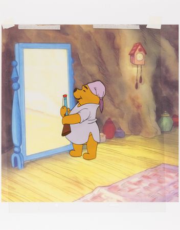 Lot #539 Winnie the Pooh production cel from Winnie the Pooh and the Blustery Day - Image 1