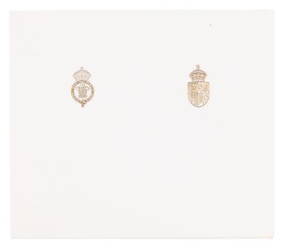 Lot #339 Princess Diana and King Charles III Signed Christmas Card (1987) - Image 4