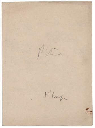 Lot #587 A. A. Milne Original Handwritten Draft for a Christmas Card - Image 2