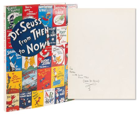 Lot #593 Dr. Seuss Signed Book - Dr. Seuss from Then to Now - Image 1