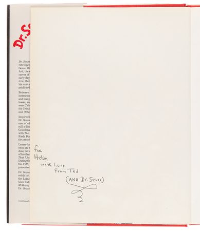 Lot #593 Dr. Seuss Signed Book - Dr. Seuss from Then to Now - Image 4