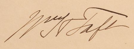 Lot #166 William H. Taft Naval Document Signed as President - Image 2