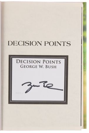 Lot #65 George W. Bush (2) Signed Books - Decision Points and Out of Many, One - Image 2