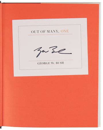 Lot #65 George W. Bush (2) Signed Books - Decision Points and Out of Many, One - Image 3