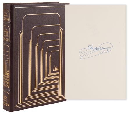Lot #599 Tom Wolfe Signed Book - The Bonfire of the Vanities - Image 1