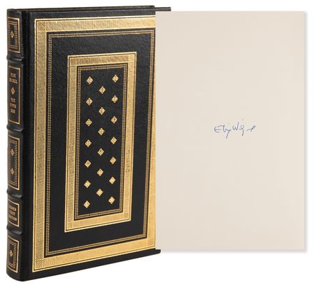Lot #356 Elie Wiesel Signed Book - The Fifth Son - Image 1