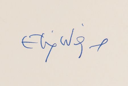 Lot #356 Elie Wiesel Signed Book - The Fifth Son - Image 2