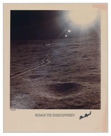 Lot #455 Alan Shepard Signed Photograph: 'Road to Discovery' (Ltd. Ed. #72/500) - Image 1