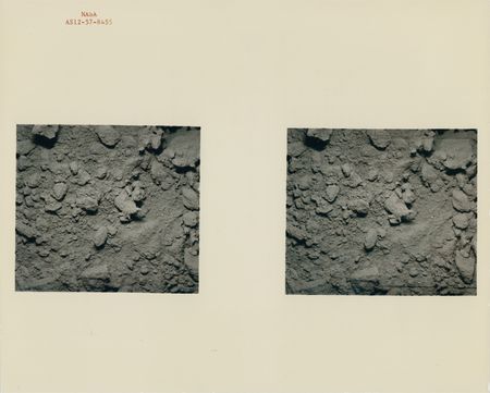 Lot #414 Apollo 12 Original 'Type 1' Photograph: Lunar Surface Stereoview - Image 1