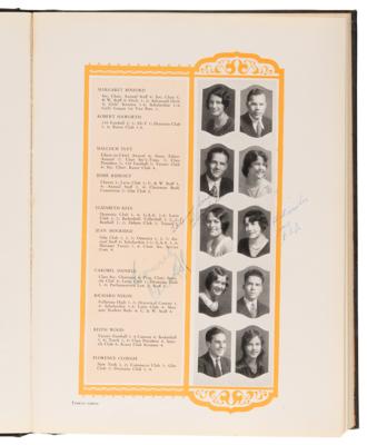 Lot #145 Richard Nixon 1930 Whittier Union High School Yearbook - Image 3