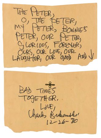 Lot #542 Charles Bukowski Archive of (60+) Autographs, with Letters, Manuscripts, Signed Books, and Rare Ephemera - Image 17