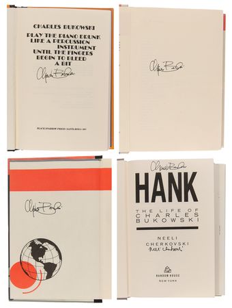 Lot #542 Charles Bukowski Archive of (60+) Autographs, with Letters, Manuscripts, Signed Books, and Rare Ephemera - Image 9