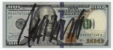 Lot #184 Donald Trump Signed $100 Dollar Bill - Image 1