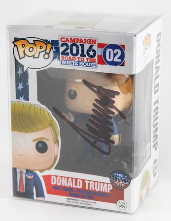 Lot #187 Donald Trump Signed Funko Pop! Figurine - Image 1