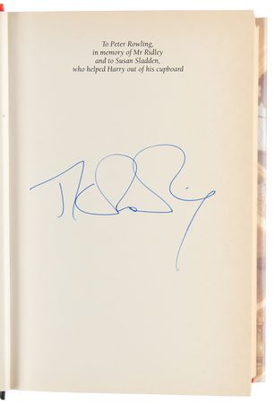 Lot #591 J. K. Rowling Signed Book - Harry Potter and the Goblet of Fire - Image 4