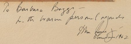 Lot #28 John F. Kennedy Signed White House Engraving as President - 