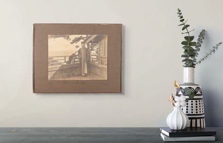 Lot #562 Rabindranath Tagore Signed Photograph - Pictured During His 1916 Visit to Japan - Image 4