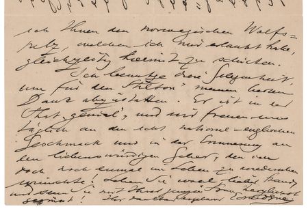 Lot #624 Edvard Grieg Autograph Letter Signed - Image 3