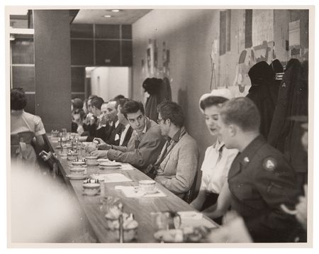 Lot #744 James Dean and Martin Landau Oversized Original Photograph by Roy Schatt - Image 1