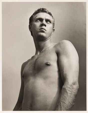 Lot #790 Steve McQueen Oversized Original Photograph by Roy Schatt - Image 1