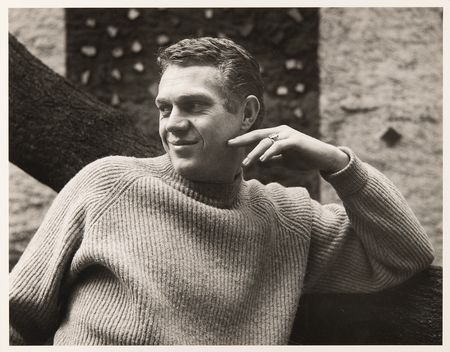 Lot #791 Steve McQueen Oversized Original Photograph by Roy Schatt - Image 1