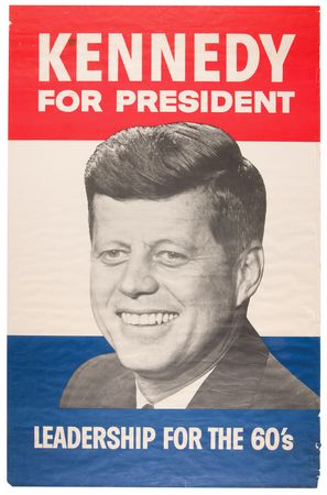 Lot #128 John F. Kennedy (2) Original 1960 Campaign Posters - 