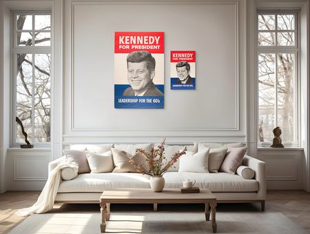 Lot #128 John F. Kennedy (2) Original 1960 Campaign Posters - 