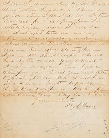 Lot #373 Civil War: Union Officer's Letter from Richmond - 