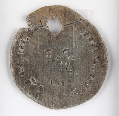 Lot #372 Civil War: Confederate Dog Tag - Image 2