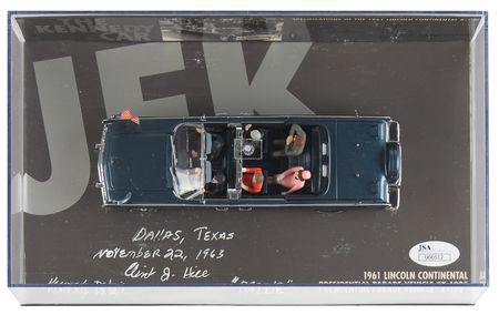 Lot #306 Kennedy Assassination: Clint Hill Signed Model of 'The Kennedy Car' - Image 2