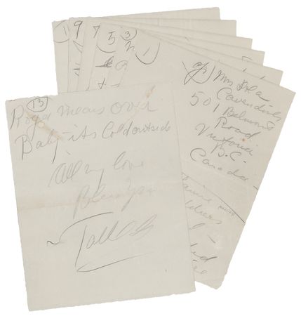 Lot #714 Tallulah Bankhead Lengthy Autograph Letter Signed to James Leo Herlihy - Image 1