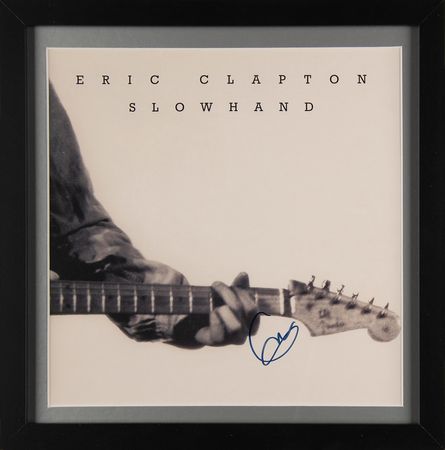 Lot #657 Eric Clapton Signed Album - Slowhand - Image 1