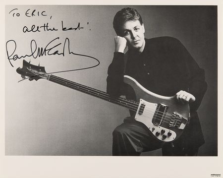 Lot #610 Beatles: Paul McCartney Signed Photograph - Image 1