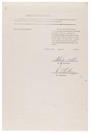 Lot #611 Beatles: Ringo Starr and Neil Aspinall Signed Document - Image 1
