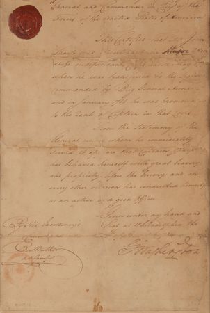 Lot #1 George Washington Document Signed as Commander in Chief of the Continental Army, Three Months After the American Revolutionary War (December 1783) - Image 3