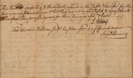 Lot #2 John Adams Autograph Endorsement Signed - Image 4