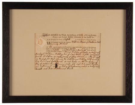 Lot #2 John Adams Autograph Endorsement Signed - Image 2