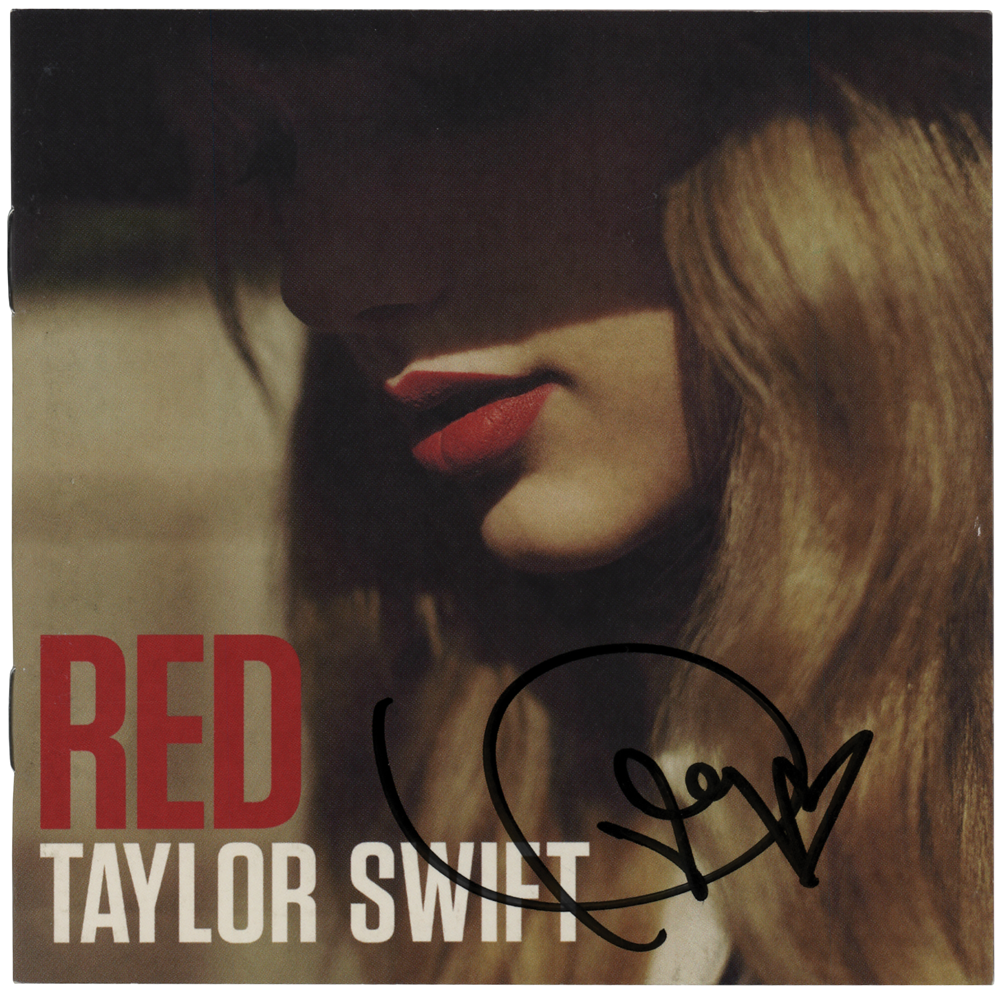 Taylor Swift RED CD 直筆サインブックレット Taylor Swift Signed CD Booklet - Red | RR Auction