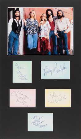 Lot #9373 Fleetwood Mac Signatures - Obtained in Australia in 1977 - Image 1