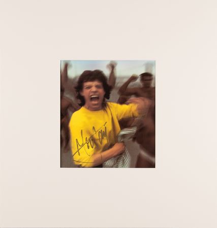 Lot #9252 Mick Jagger Signed Maxi-Single - 'Let's Work' - Image 2