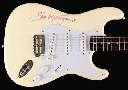 Lot #9411 Stevie Ray Vaughan Signed Fender Stratocaster Electric Guitar - Image 1