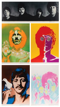 Lot #9020 Beatles: Richard Avedon Complete (5)