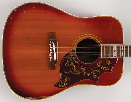 Lot #9195 Bob Neuwirth's 1961 Gibson Hummingbird Acoustic Guitar - Image 2